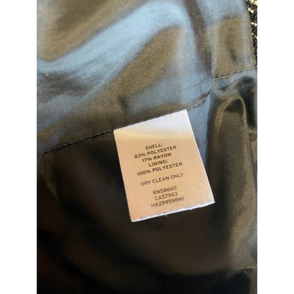 Halogen from Nordstrom Tweed Deep Gray Mini Skirt Size 12 Classic Academia - Picture 8 of 10